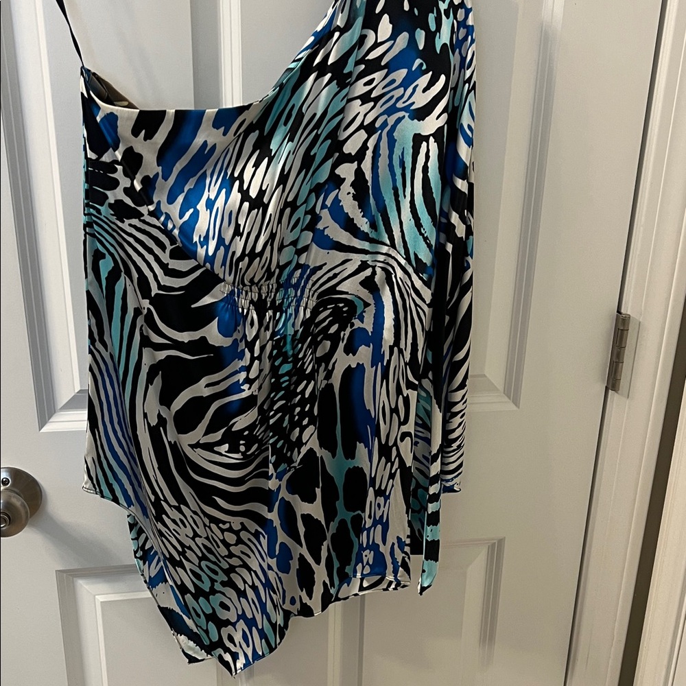 Cache Multicolor Animal Print Top - image 3